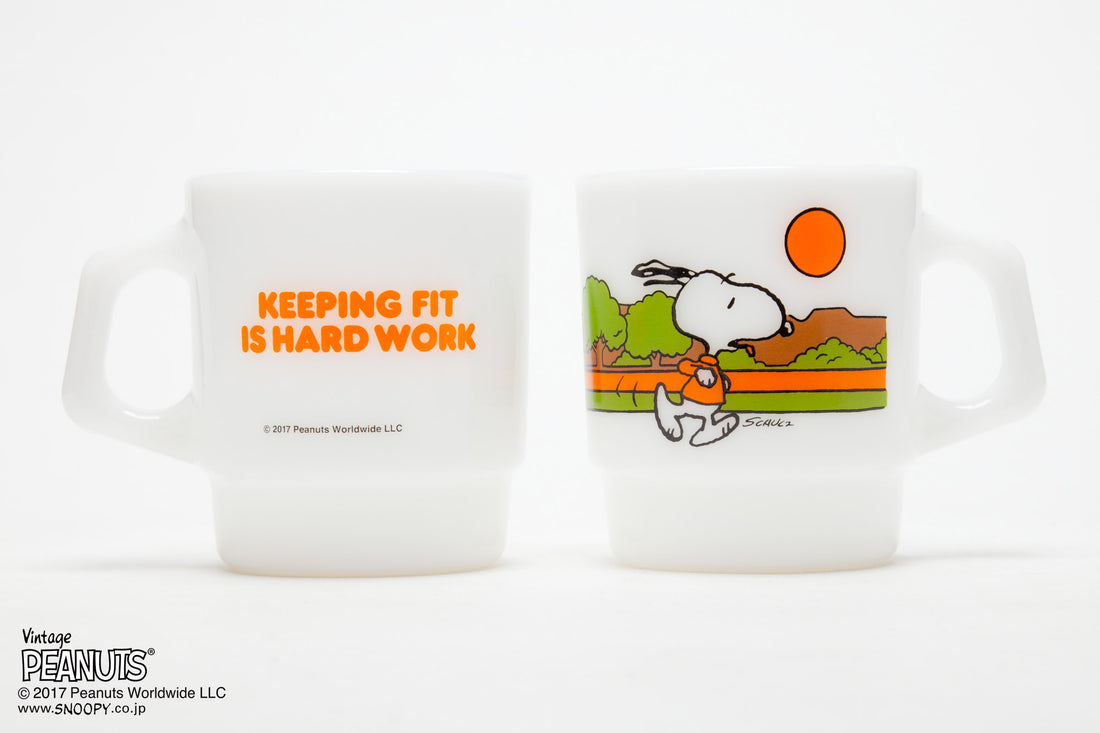 Fire-King スタッキングマグ Peanuts ランニング