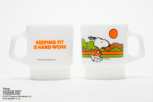 Fire-King スタッキングマグ Peanuts ランニング