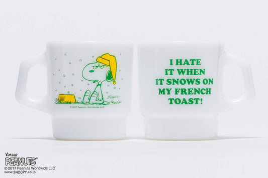 Fire-King スタッキングマグ Peanuts フレンチトースト