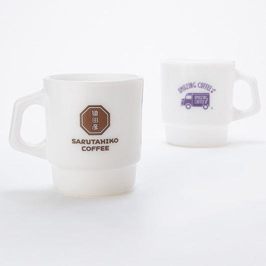 Fire-King スタッキングマグ AMAZING COFFEE × 猿田彦珈琲