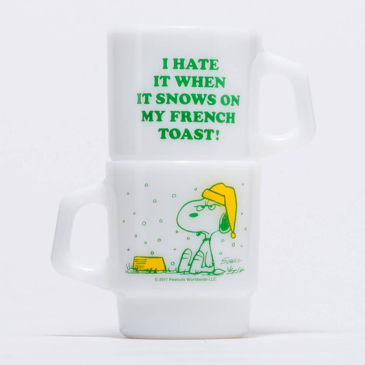 Fire-King スタッキングマグ Peanuts フレンチトースト