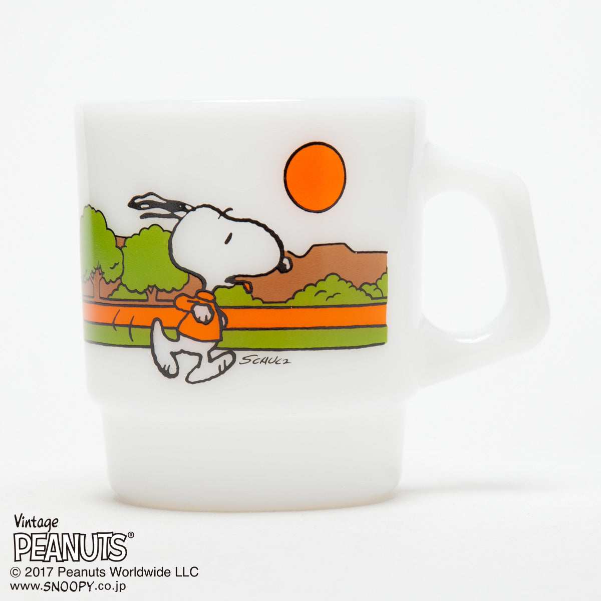 Fire-King スタッキングマグ Peanuts ランニング