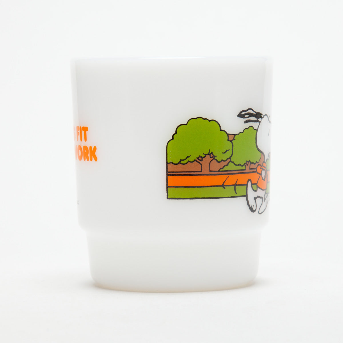 Fire-King スタッキングマグ Peanuts ランニング