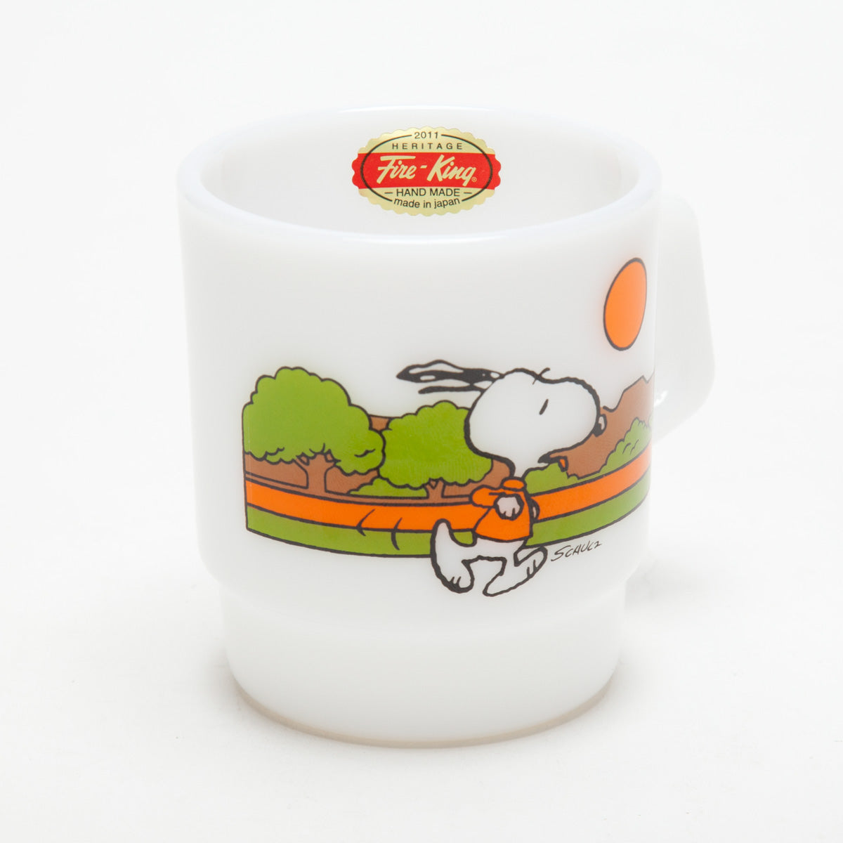 Fire-King スタッキングマグ Peanuts ランニング
