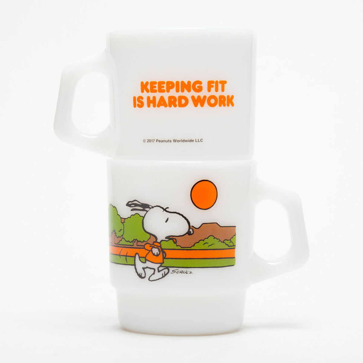Fire-King スタッキングマグ Peanuts ランニング