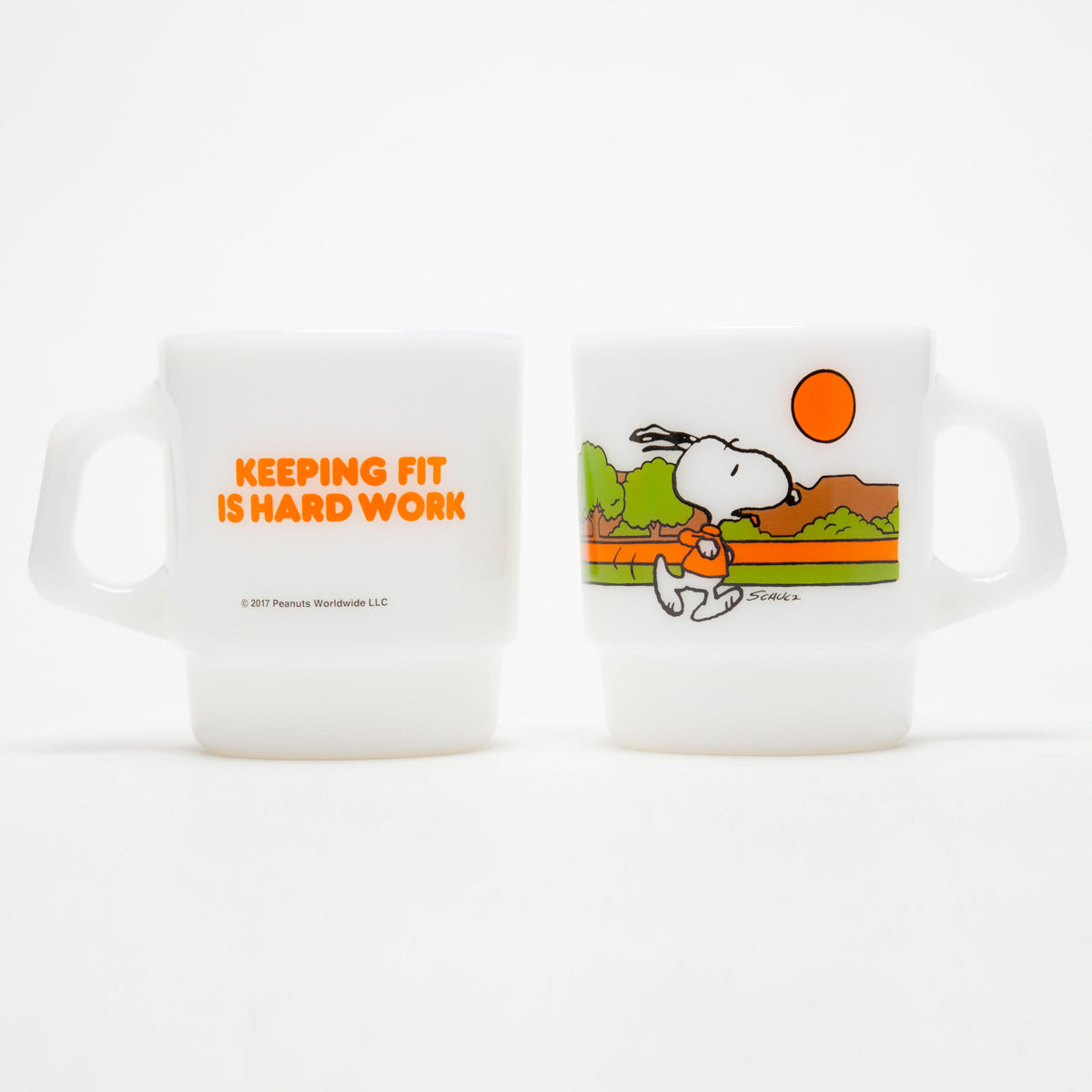 Fire-King スタッキングマグ Peanuts ランニング