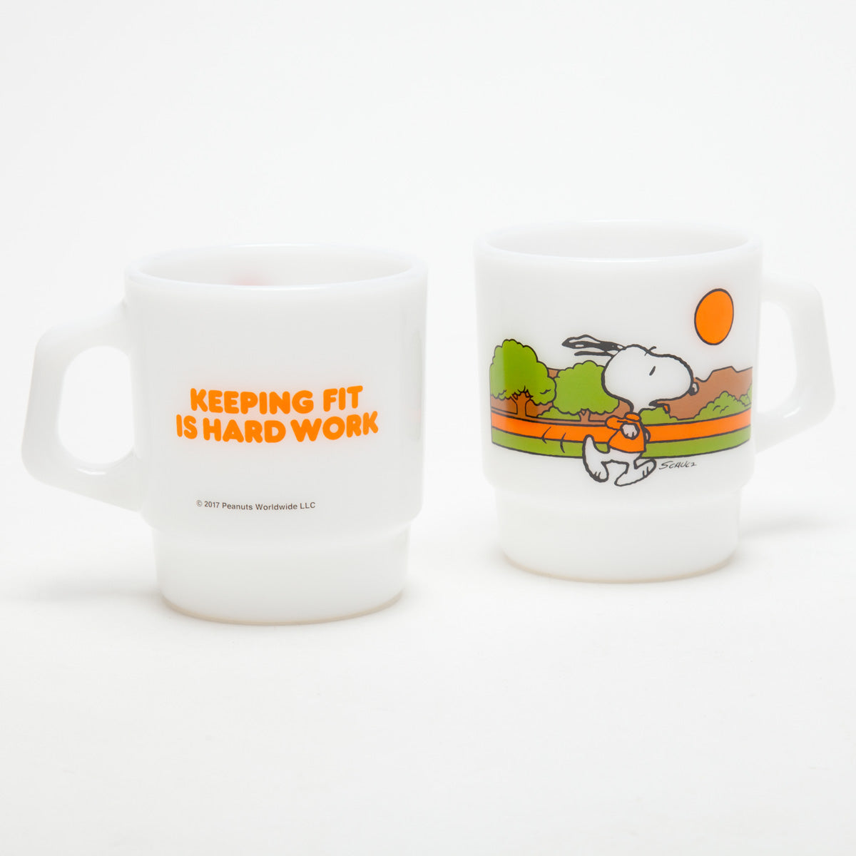Fire-King スタッキングマグ Peanuts ランニング