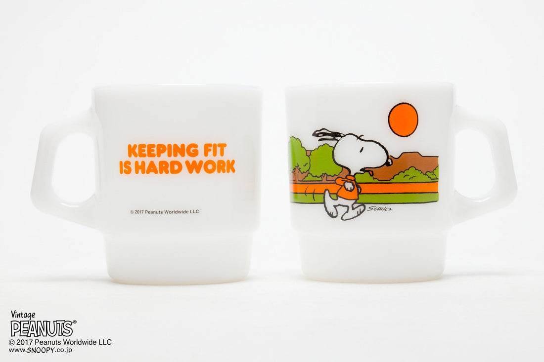 Fire-King スタッキングマグ Peanuts ランニング