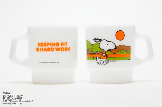 Fire-King スタッキングマグ Peanuts ランニング