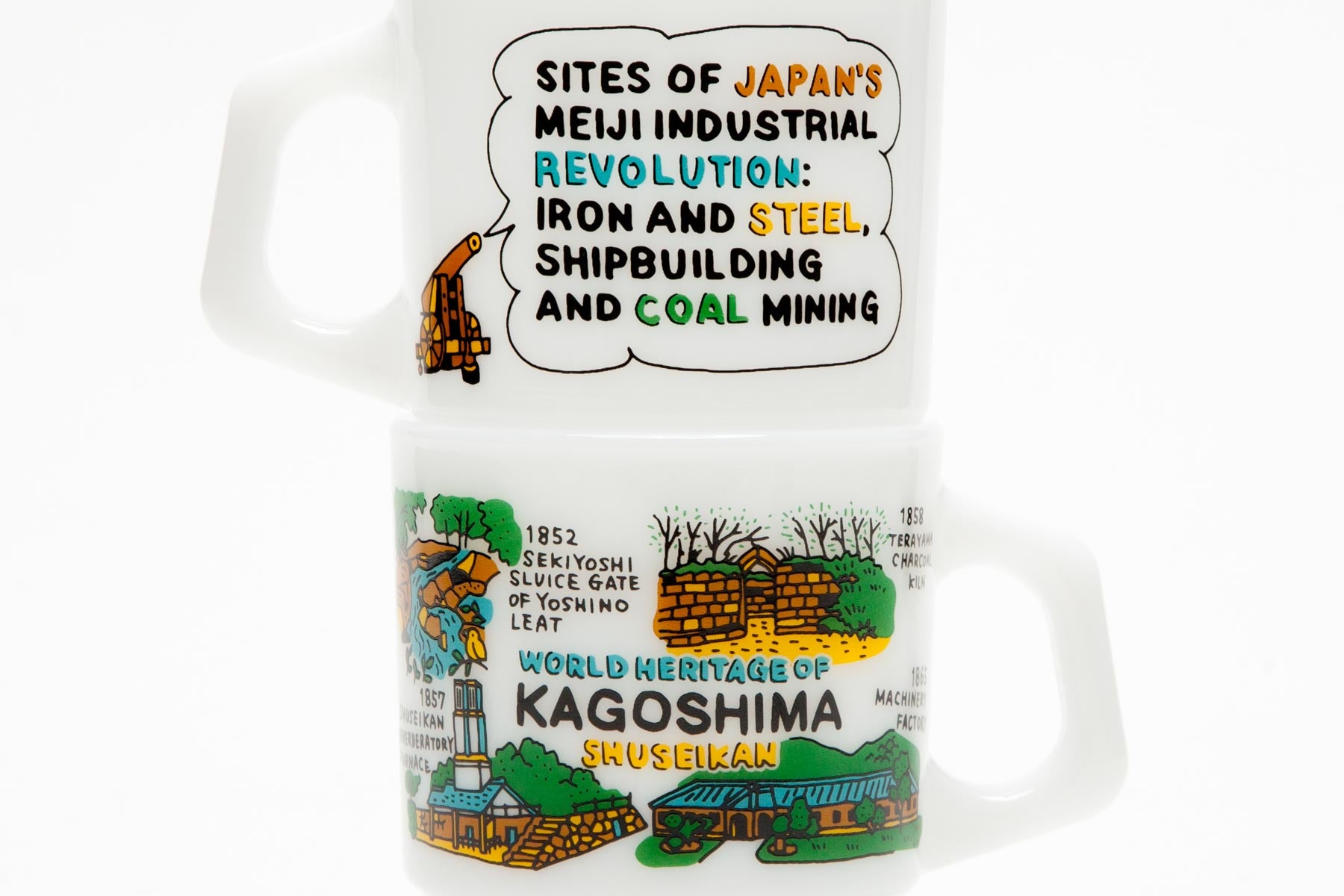 Fire-King スタッキングマグ 世界遺産シリーズ [Shuseikan, Kagoshima] – Fire-King Japan ONLINE  STORE