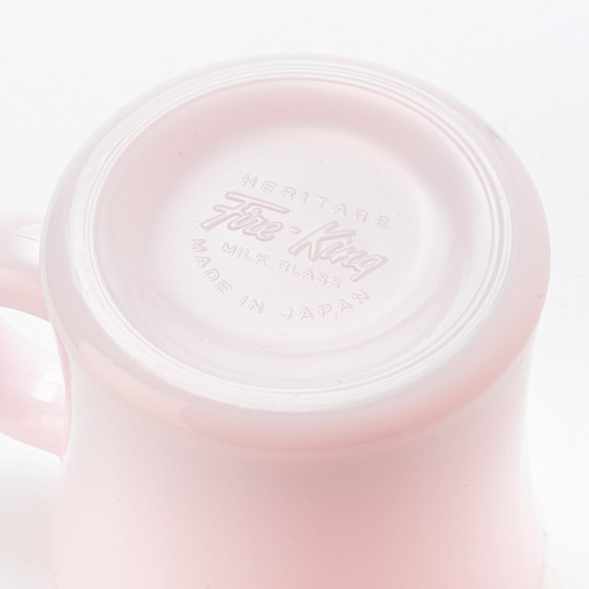 Fire-King エキストラヘビーマグ ローザイト