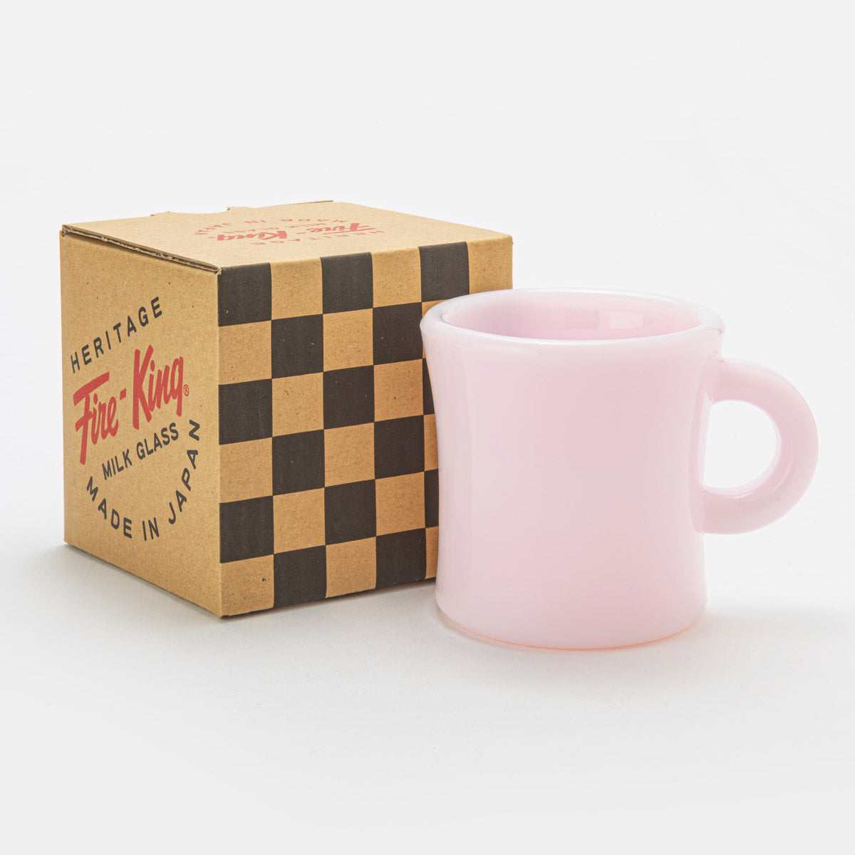 Fire-King エキストラヘビーマグ ローザイト