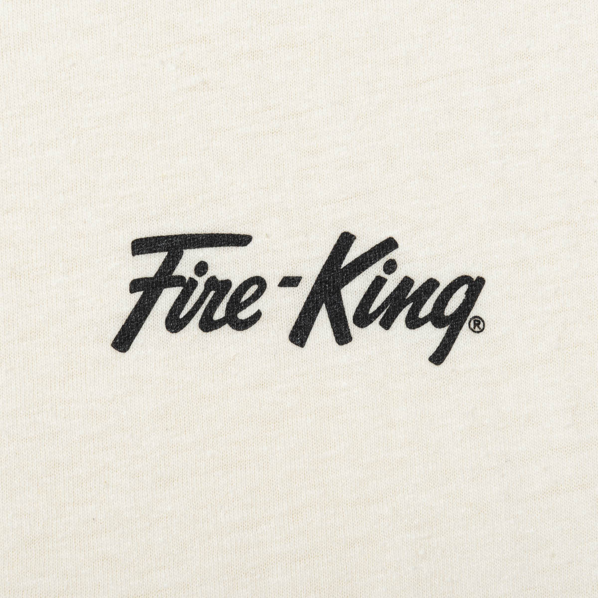 Fire-King ロゴTシャツ by GOHEMP [Natural]