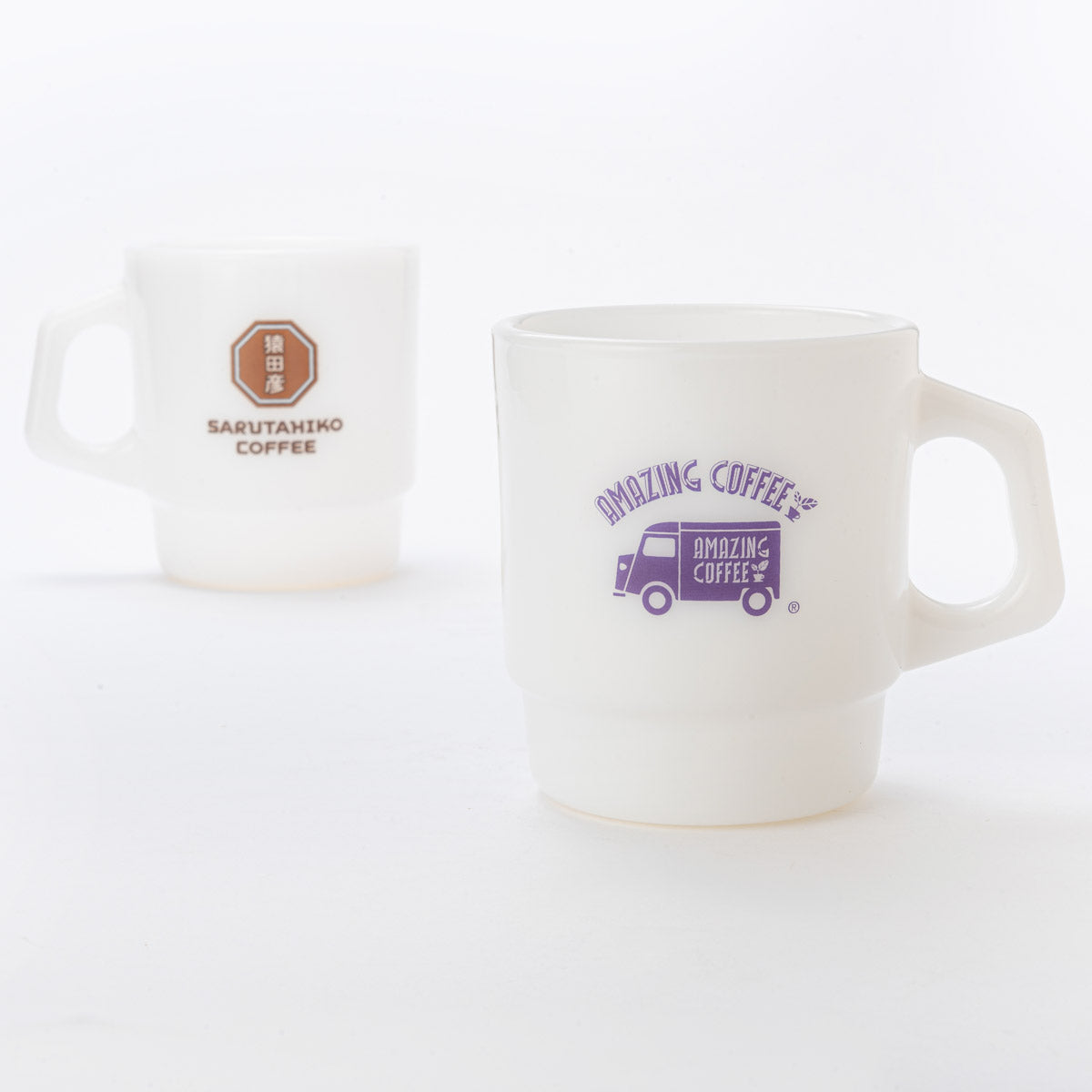 Fire-King スタッキングマグ AMAZING COFFEE × 猿田彦珈琲