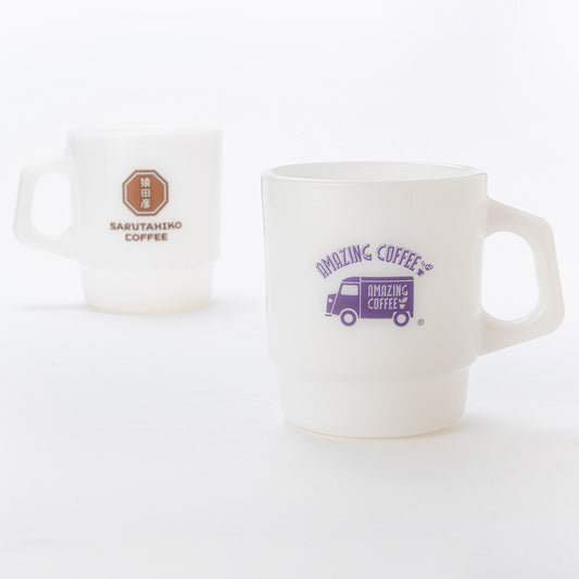 Fire-King スタッキングマグ AMAZING COFFEE × 猿田彦珈琲