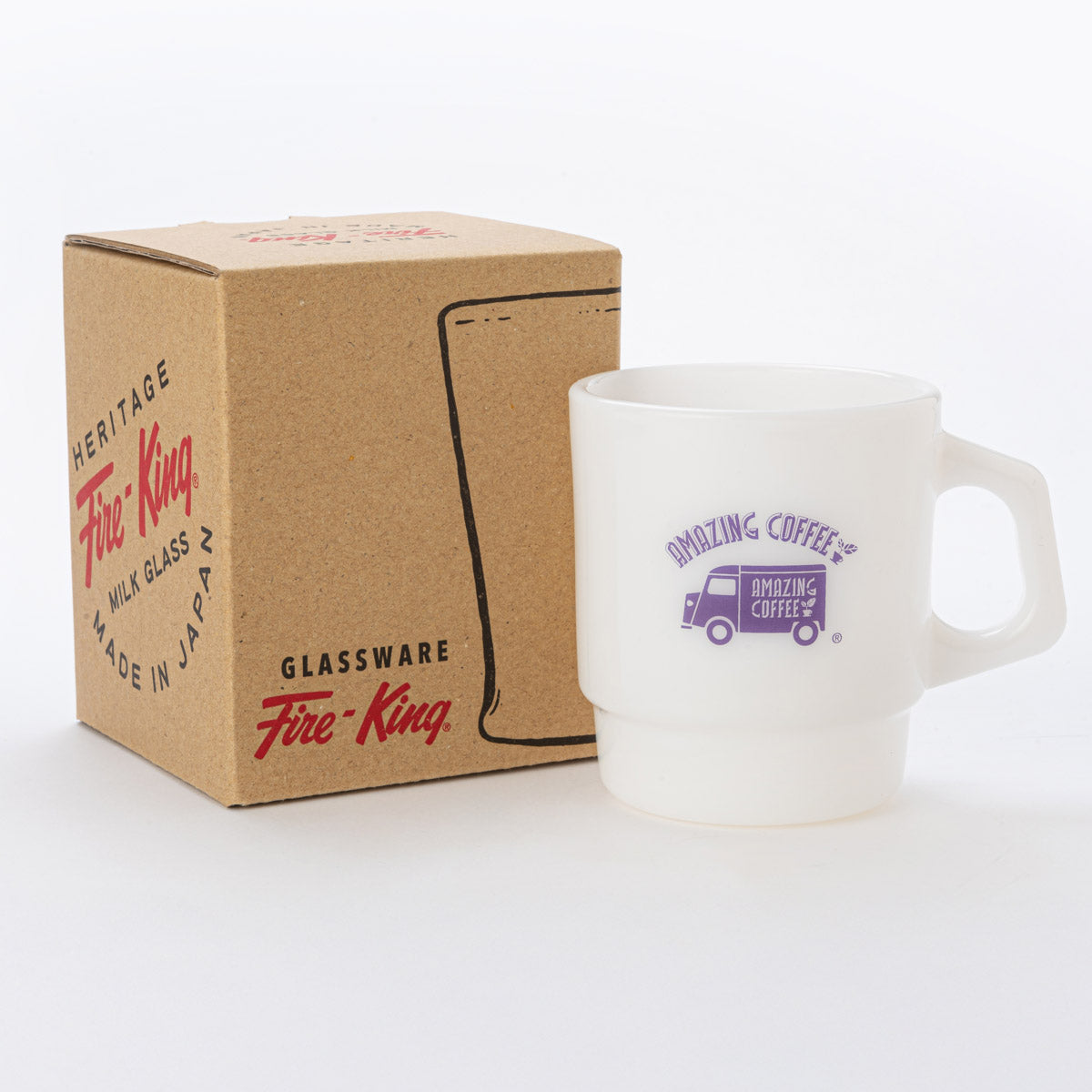 Fire-King スタッキングマグ AMAZING COFFEE × 猿田彦珈琲 – Fire-King
