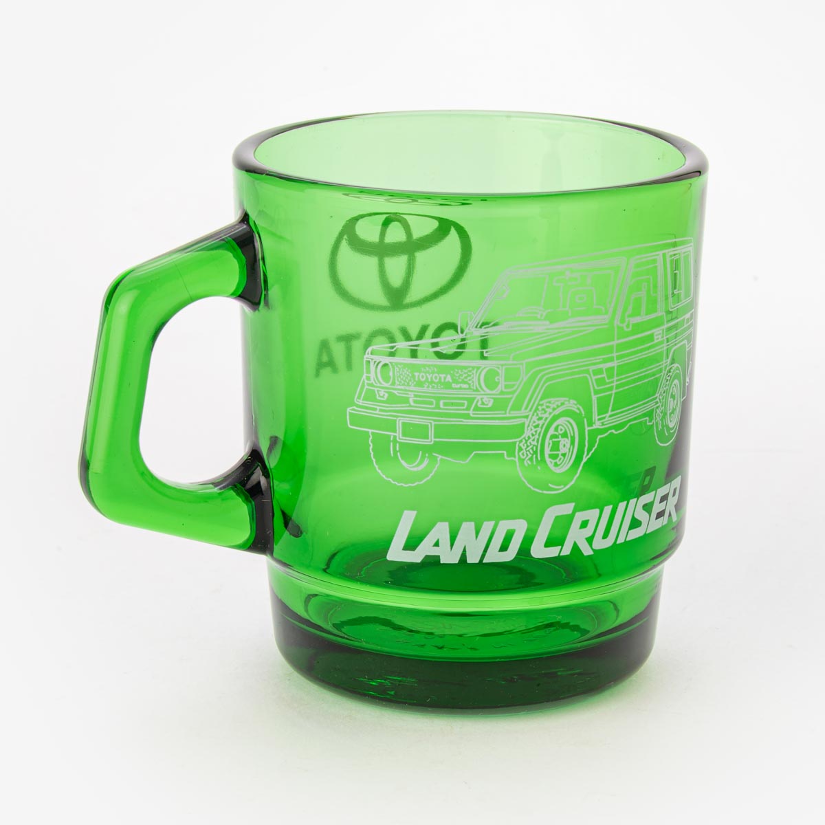 LAND CRUISER × Fire-King スタッキングマグ “OUTLINE” フォレスト