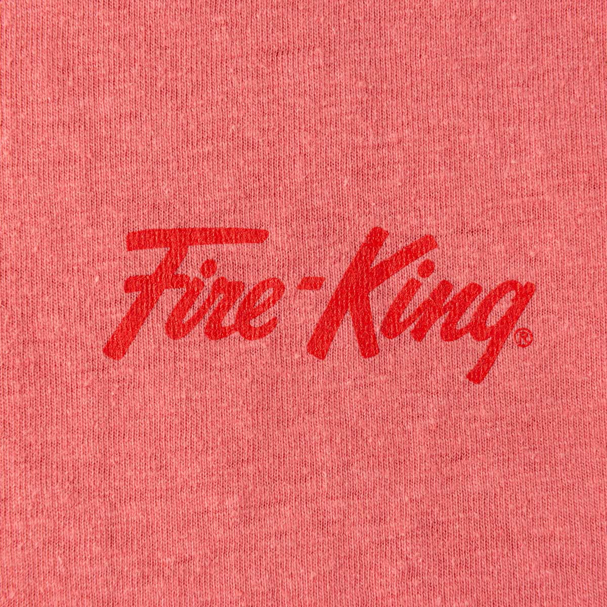 Fire-King ロゴTシャツ by GOHEMP [Rose]