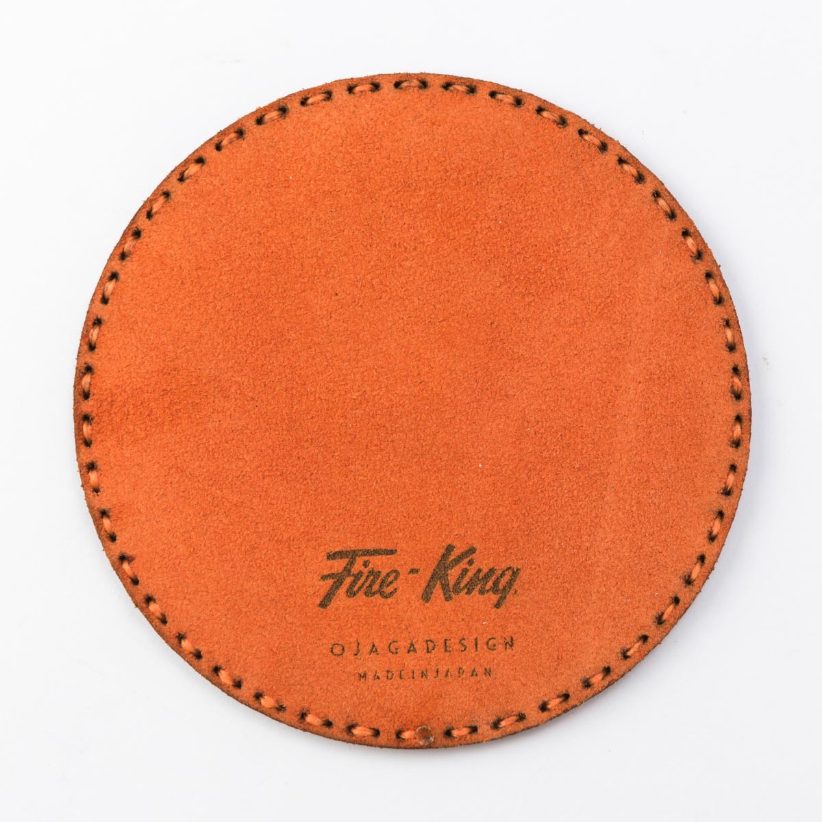 Fire-King レザーコースター Peanuts [FIRST BEAGLE] by OJAGA DESIGN