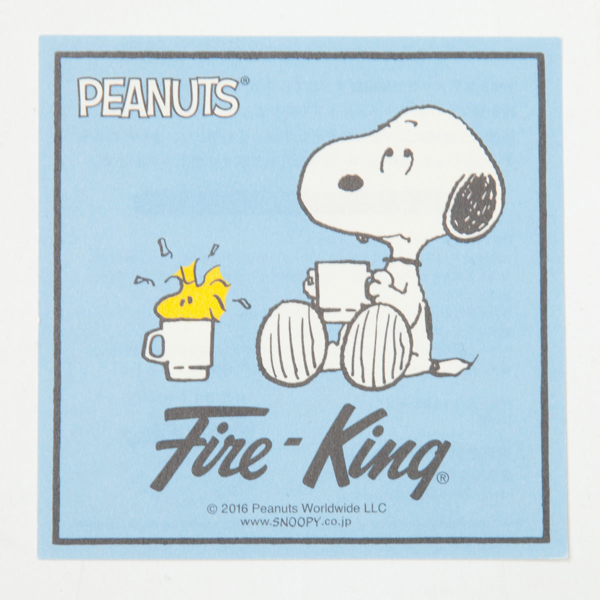 Fire-King スタッキングマグ Peanuts [LOVE] ローザイト