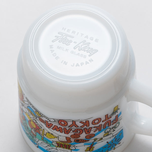 Fire-King - Fire King FREAK&#39;S STORE マグカップ 2個セット Fire-King - Fire King FREAK'S STORE マグカップ 2個セットの